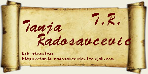 Tanja Radosavčević vizit kartica